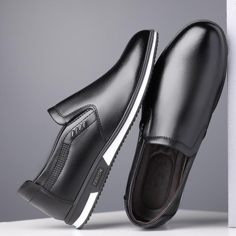 New Men's Dress Shoes Sneakers Heightening Shoes 6CM Height Increase Shoes Leather Shoes Man Daily Life Height Increasing Shoes