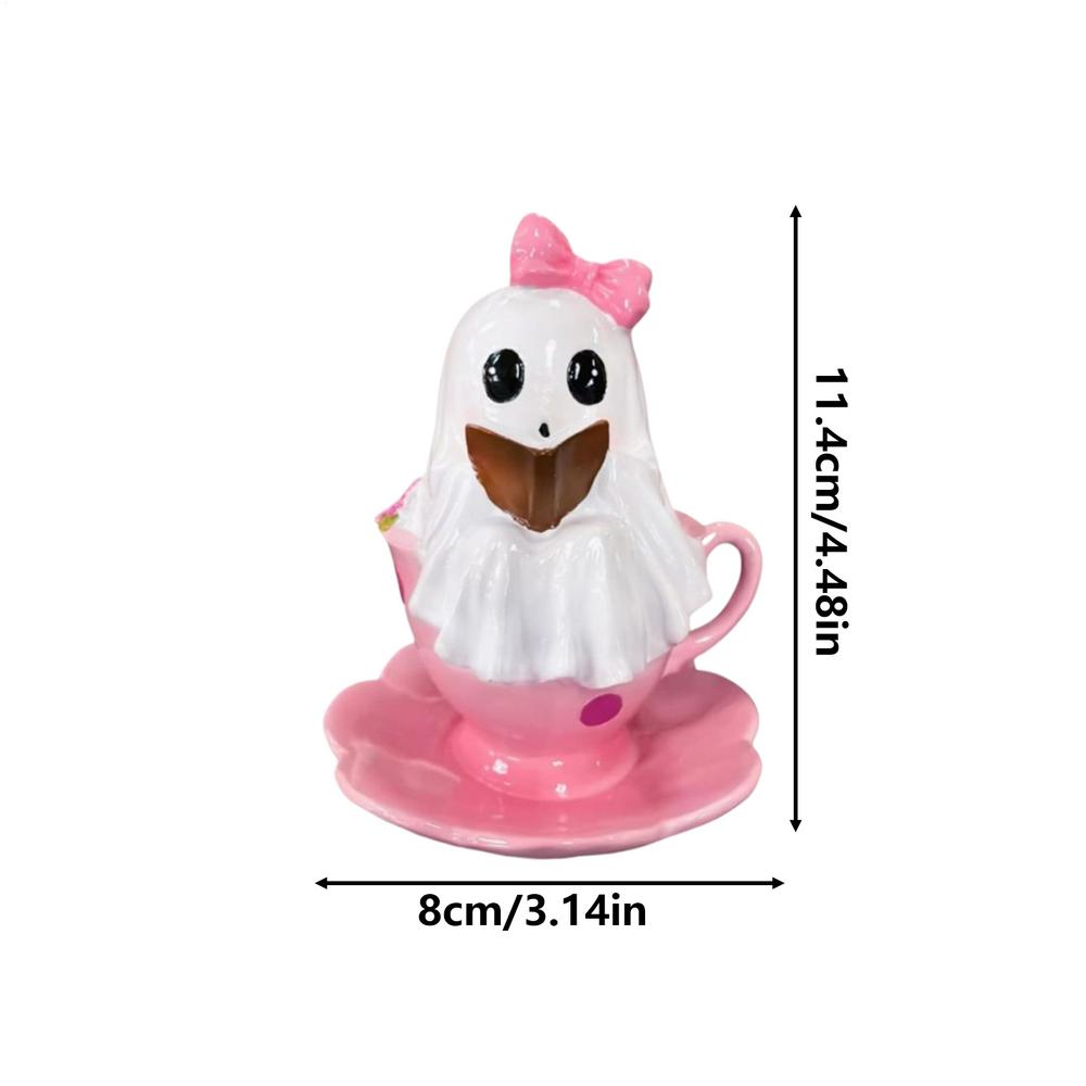 

Halloween Ghost Figurine Teacup Ghost Figurines Halloween Decorations Table Centerpieces Party Decorations For Dorm Apartment белый