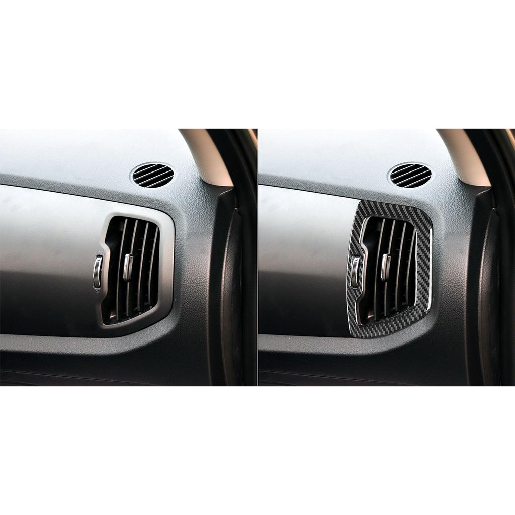 For Kia Sportage 2011-2016 Carbon Fiber Both Sides Dashboard Air Outlet Vent Panel Trim Cover Car Accessories Decoration Sticker