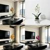 Butterfly Orchid Plastic Flower Plant With Base For Home Decor And Photography Props