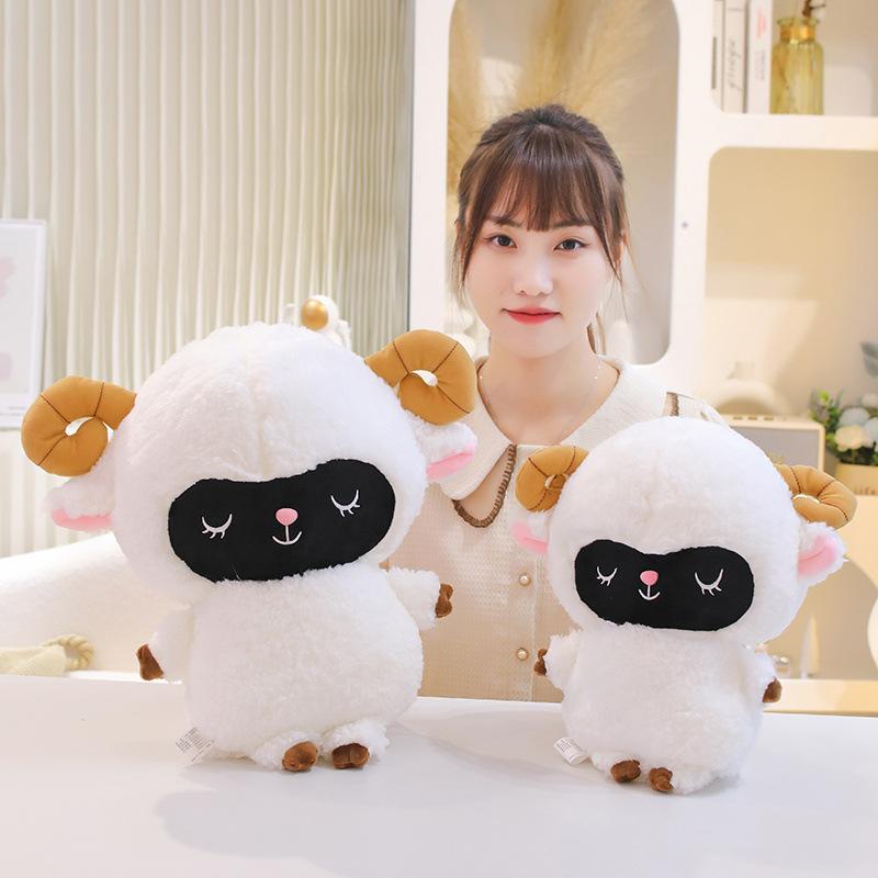 Cartoon Soft Standing Sheep Doll Plush Toy Couple Lamb Doll Girl Company Soothing Doll