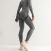 Pantaloni da yoga ad asciugatura rapida con motivo Smiley Face Peach Hip da donna - Pantaloni fitness traspiranti ed elastici a vita alta
