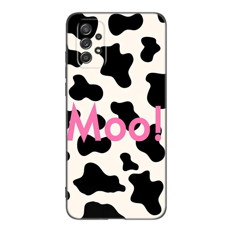 Colorful Milk Cow Print Case For Samsung A13 A22 A24 A32 A23 A25 A34 A35 A52S A53 A54 A55 A73 5G A12 A14 A15 A31 A33 A50 A51 A72