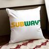 SSubway Cushion Cover Reversible Soft Durable Pillow Cover Home  Car MultiScene Use for Daily Comfort