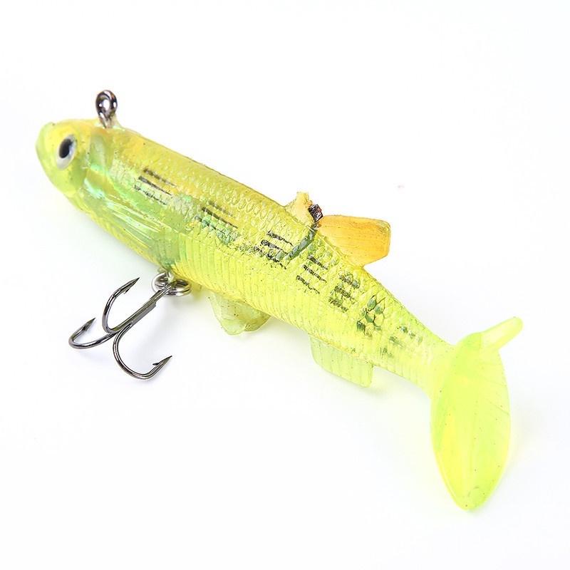 Silicone Soft Lures Worm Fishing Baits Bass Trout Shad Bait Crank Swim Bait
