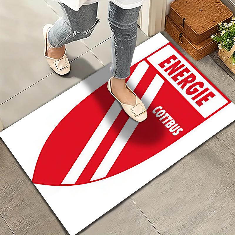 Energie Cottbus Carpet Rug for Living Room Bedroom Home Sofa Decoration,Kids play Nonslip Floor Mat