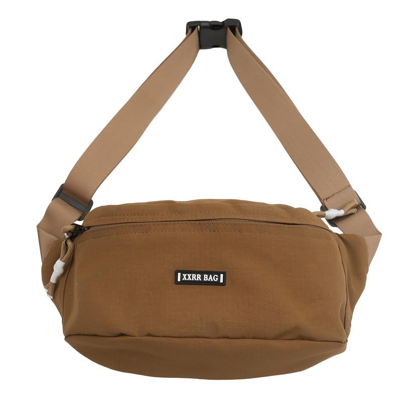 Fashion Couple Fashion Simple Niche Design Breast Bag Trend Casual Versatile Sports Messenger Bag