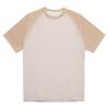 Men's Round Neck Contrast Color Raglan Short Sleeve Top T-shirt