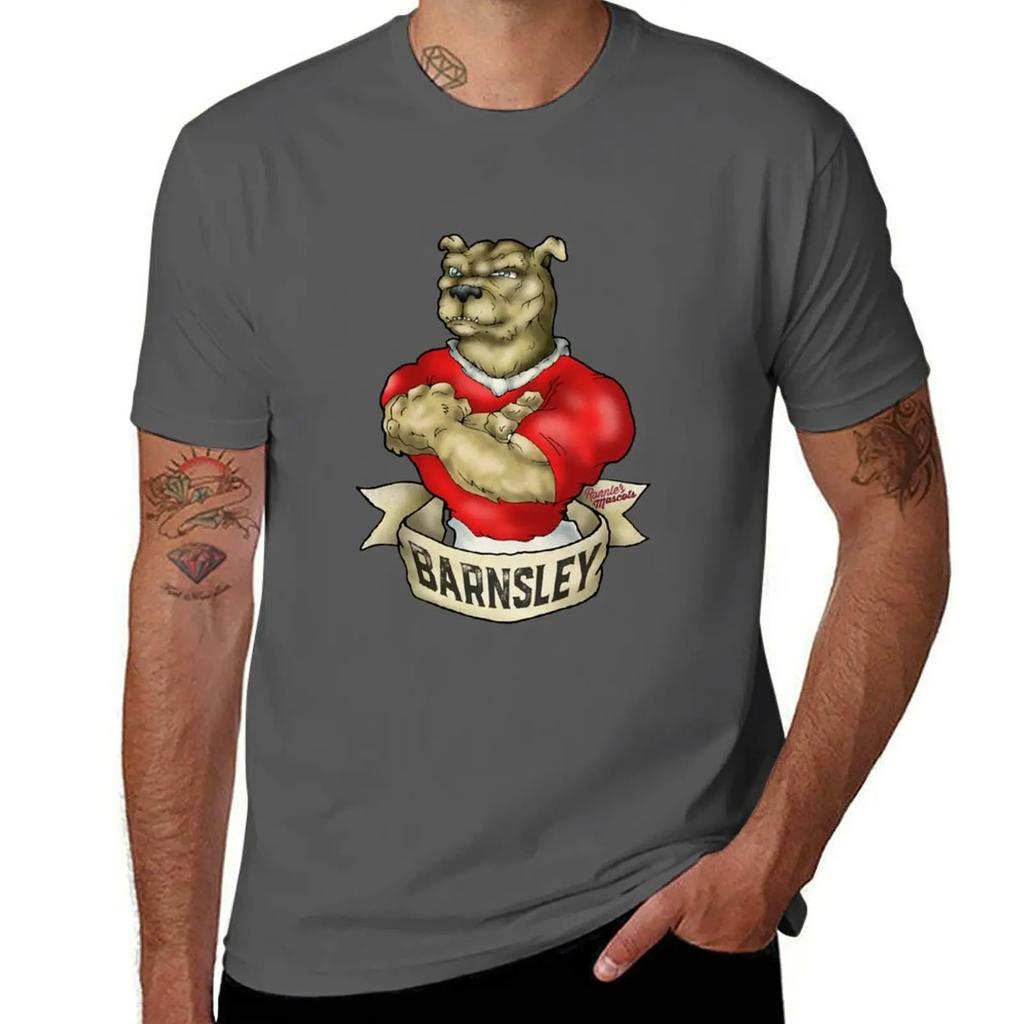 Barnsley Dog Mascot T-Shirt man t shirt anime tshirt men graphic t shirts