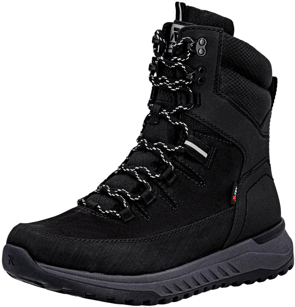 Ботинки на шнуровке Rieker красный черный белый