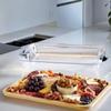 Wooden Charcuterie Board Transparent Acrylic Lid Biscuit Snacks Platter Cheese Platter  Camping