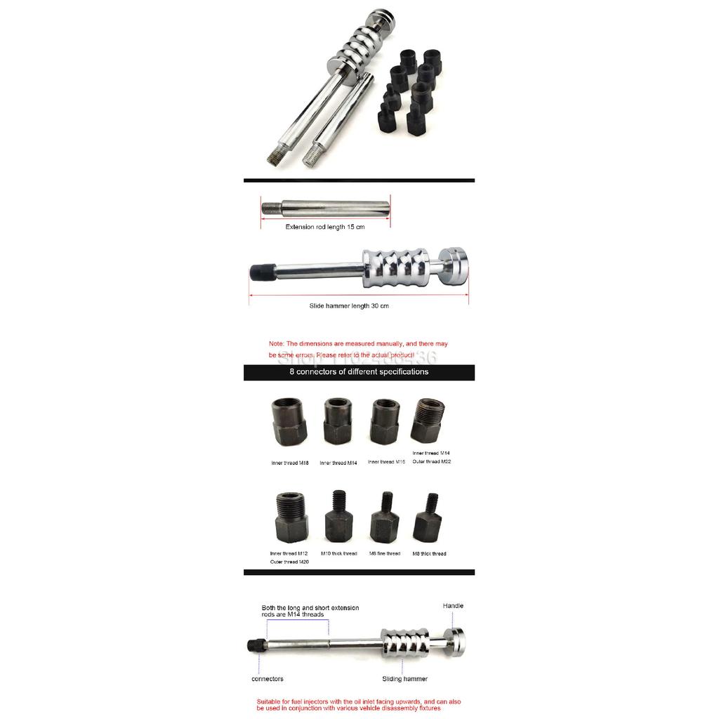 Common Rail Tool Manual Puller Fuel Injector Remover Pulling Hammer Puller,Injector Slip Lama