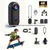 WIFI Magnetic Back Clip Sports Camera H88: Portable Pet Vlog Recorder