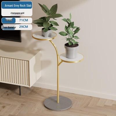 Miling Floor-Standing Wrought Iron Flower Stand