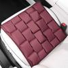 Car Seat Cushion Breathable Nappa Leather with Cloud Honeycomb Pressure-Reducing Comfort Design for All-Season Fit Multiple Colors