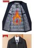 Men's Lapel Jacket for Middle-aged and Elderly Dads, Thin Spring/Autumn Administrative Style