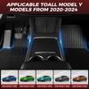 Car Trunk Mat For Tesla Model Y 2020 2021 2022 2023 2024 TPE Floor Mats & Cargo Liner All Weather Trunk Mats Floor Liner Mat