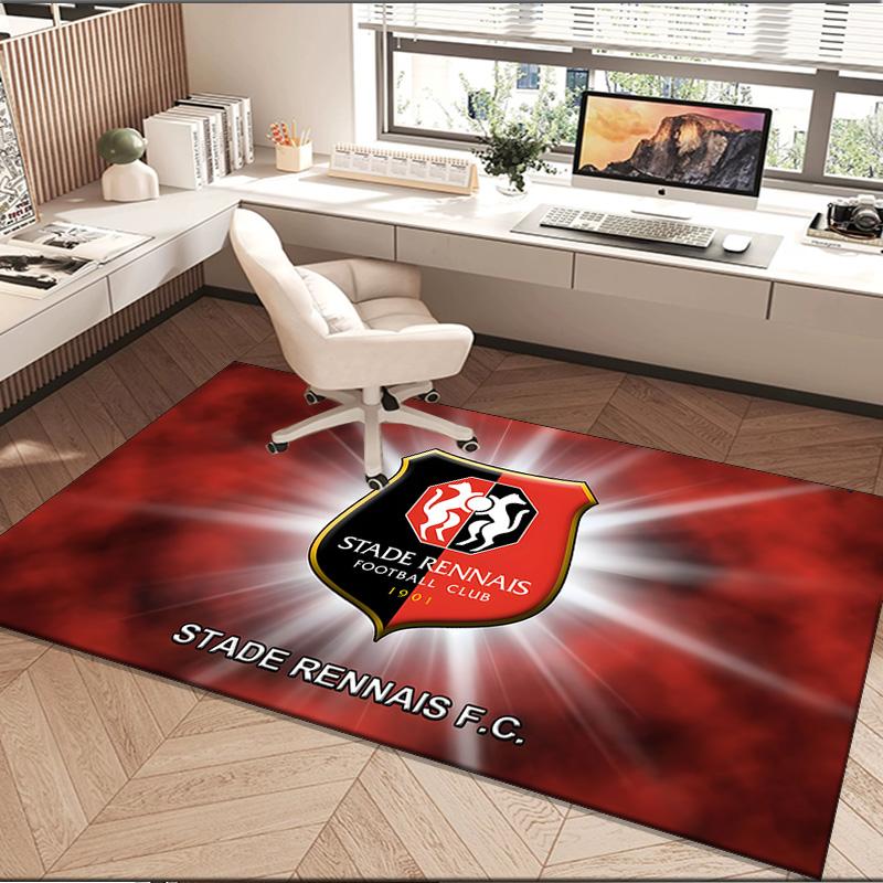 1PC rug Stade Fc Emblem Carpet, Chair Rug,Area Rug for Office Bedroom living rooms bedroom, Doormat decor Christmas fan gifts