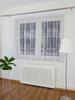 Marquisette curtain with small flowers