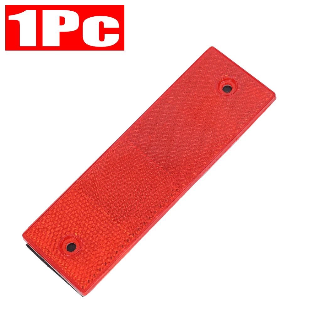 Reflective Strips Night Safety Warning Tape Plastic Truck Reflective Stickers Red and White Reflector Decorative Stickers 1-5PCS