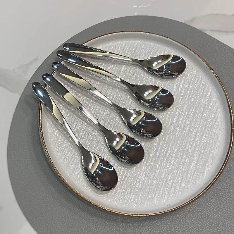 Light Luxury 304 Stainless Steel Fruit & Dessert Fork Set (10-Piece)