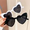 New Children Heart Shape Sunglasses UV400 Protection Large Frame Cute Girl Fashion Designer Sun Glasses Outdoor Baby Eyewear