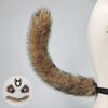 Furry Wolf Ear Headband Cosplay Accessory Halloween Party Gothic Punk Costume Womens Animal-Themed Hairband