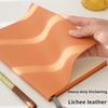 Customized A5 Soft Leather Business Notebook with Lychee Pattern 100 Sheets Gift Box Set Logo Printing Perfect Business Gift