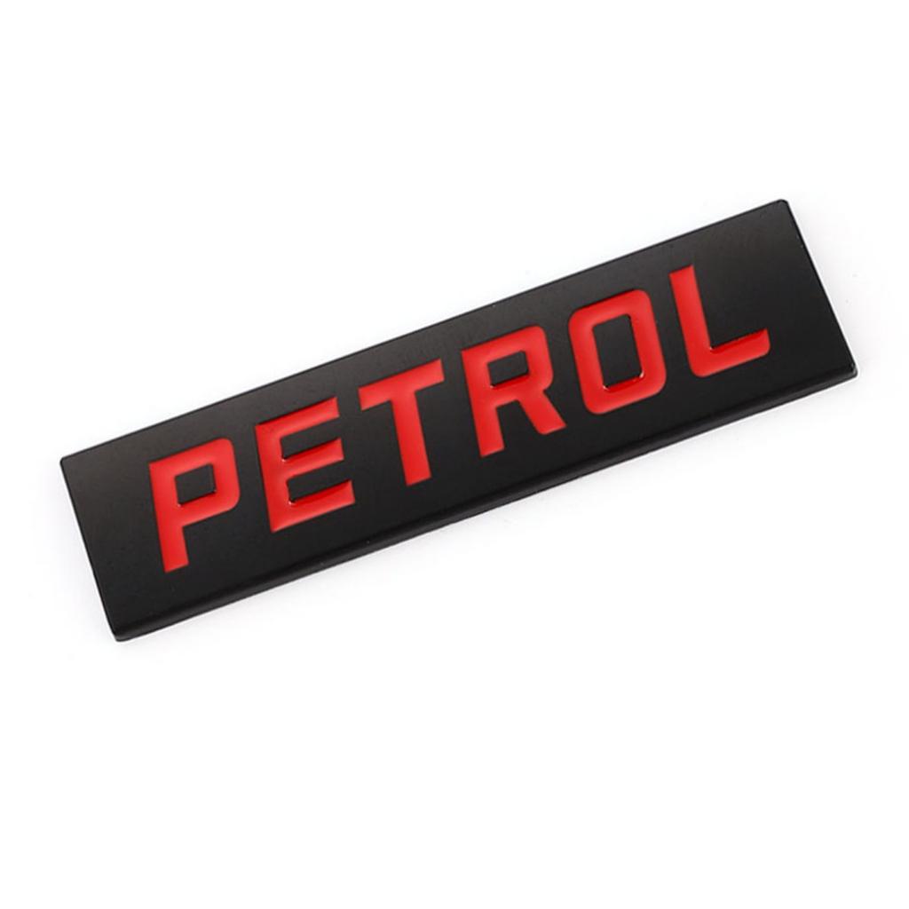 3D Metal Diesel Petrol Logo Badge Sticker Side Fender Rear Trunk Emblem Decal Car Styling