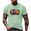Men’s Loose Fit 2026 Printed Crew Neck Short Sleeve T Shirt Oversized tshirts for men big and tall shirts for men mens polo shirts short sleeve