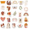 50 Bosilia Leaf Stickers Boho Style Simple Little Fresh Ins Style Abstract Art Stickers