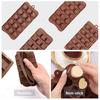 1 Set Cake Mold Silicone Chocolate Mold Heat Resistant Multifunctional Candy And Candle Mold for DIY Baking Kitchen Use