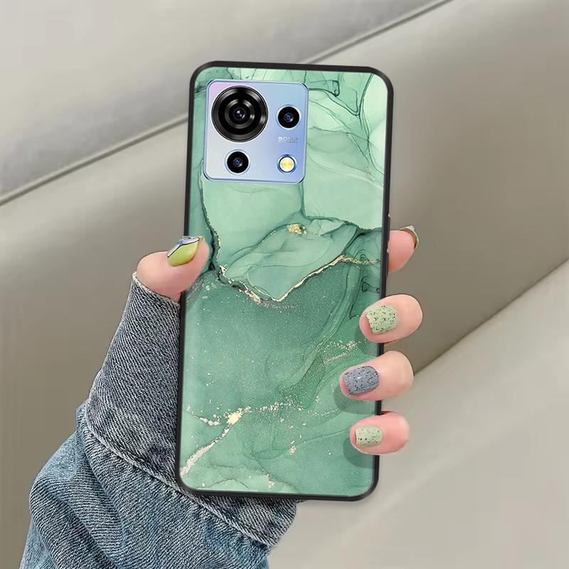 Custodia per ZTE Blade V50 Vita in Silicone Liquido Protezione Completa Copri Telefono per ZTE Blade V50 Vita V50Vita Nuovo Design Retro Morbido