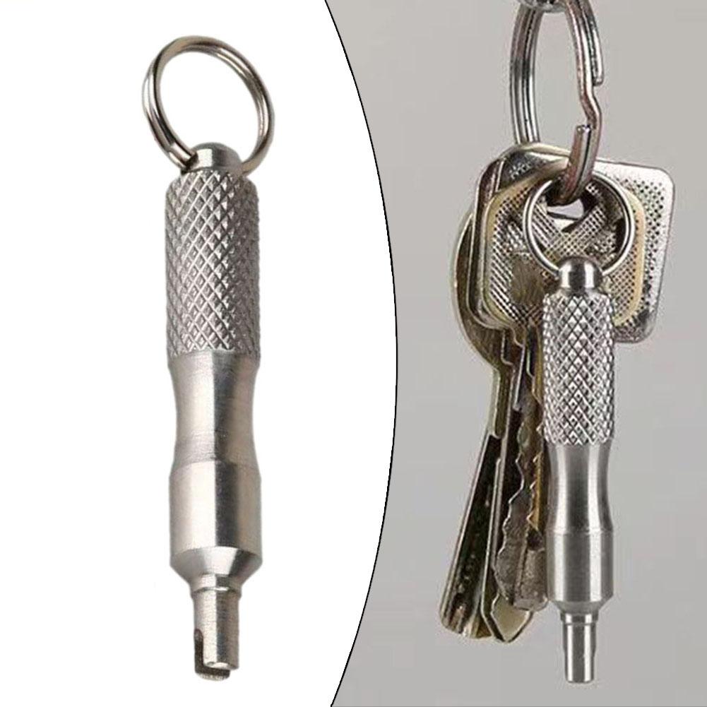 Stainless Steel Tire Tool Tire Repair Screwdriver Easy To Use High Quality Silver Color Stainless Steel Material Tire Repair