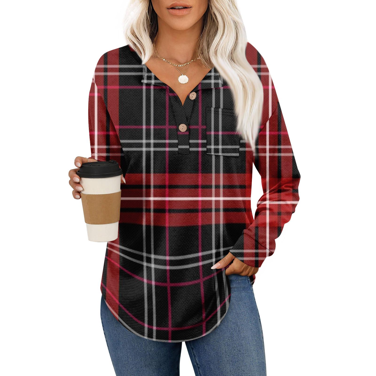 

Женский модный топ с длинными рукавами в стиле ретро с принтом XL винный