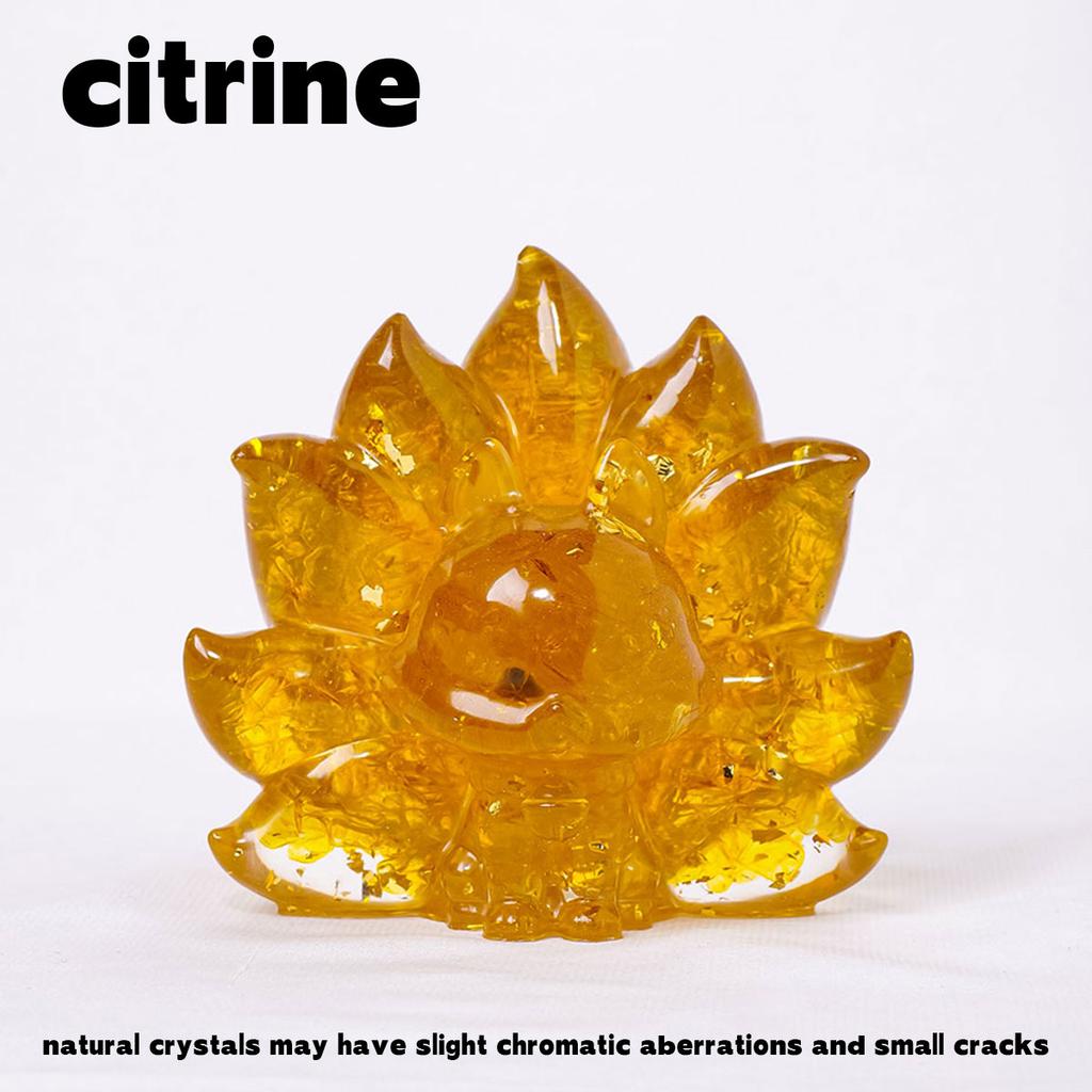 Crystal Macadam Gumming Resin Nine Tailed Fox Loveliness Animal Household Supplies Aquarium Decoration