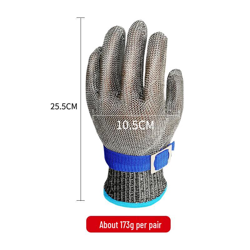 NLNTL Level 5 Anti-Cut Stainless Steel Work Gloves XL
