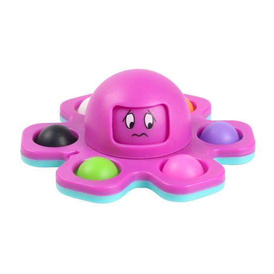 Fidget Spinner Octopus Shape Rotating Stress Relief Gyro Portable Decompression Spinner Concentration Aid