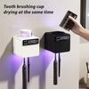 Electric Toothbrush Holder Digital Display Rechargeable Multifunctional Wall Mounted Toothbrush
