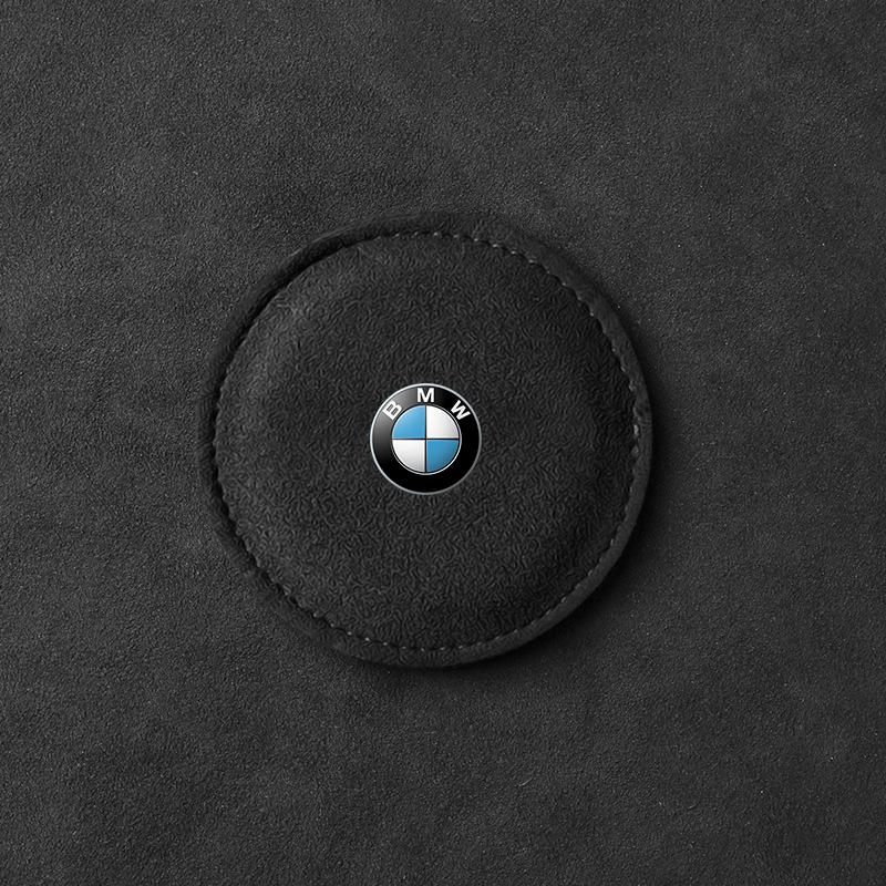 Car Cup Holder Pad PU Leather Slot Non-slip Coaster Mat for BMW 50th F30 F10 E90 F20 E46 E60 E70 E39 E36 E87 X6 E30 Z3 Z4