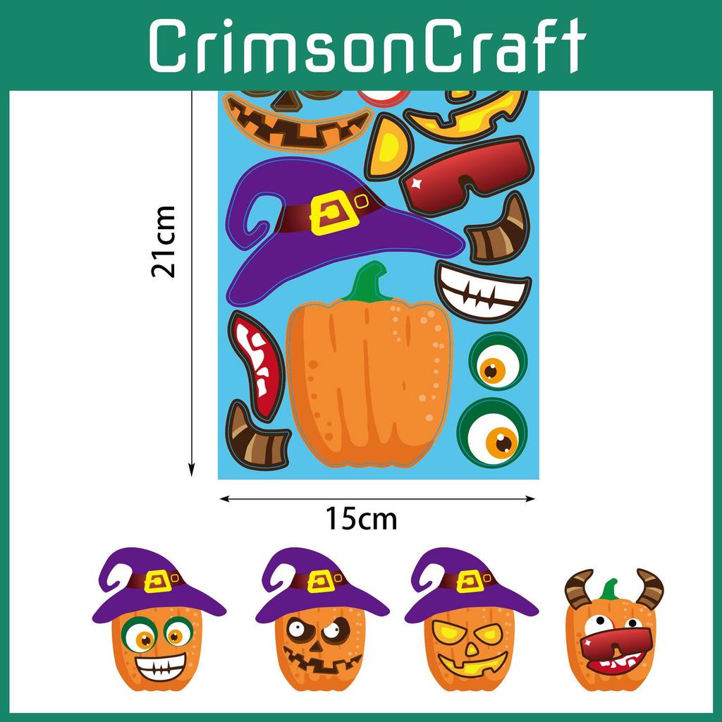 Delightful Halloween Pumpkin Stickers For Kids Creative Diy Fun Crafting