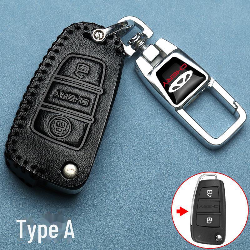 Chery Tiggo & Arrizo Leather Key Cover for 5x, 3, 9, 8 Plus/Pro, 7 Plus & Fengyun 2 Models
