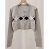 Womens 2-Piece Knit Set Short Cardigan Lace Camisole Fall Winter Slim Fit Sweet Outfit