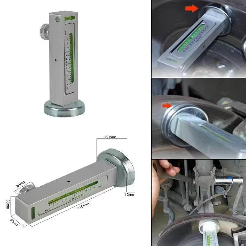 1 szt. Magnetyczny Poziom Pozycjonowania Czterech Kół Samochodowych Poziom Narzędzie Pomocnicze do Regulacji Pochylenia Kół Narzędzie do Pozycjonowania Magnetycznego