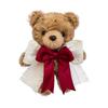 Cartoon Bow Bear Bella Plush Toys for Girls Backpack Pendant Teddy Bear Keychain Event Gift