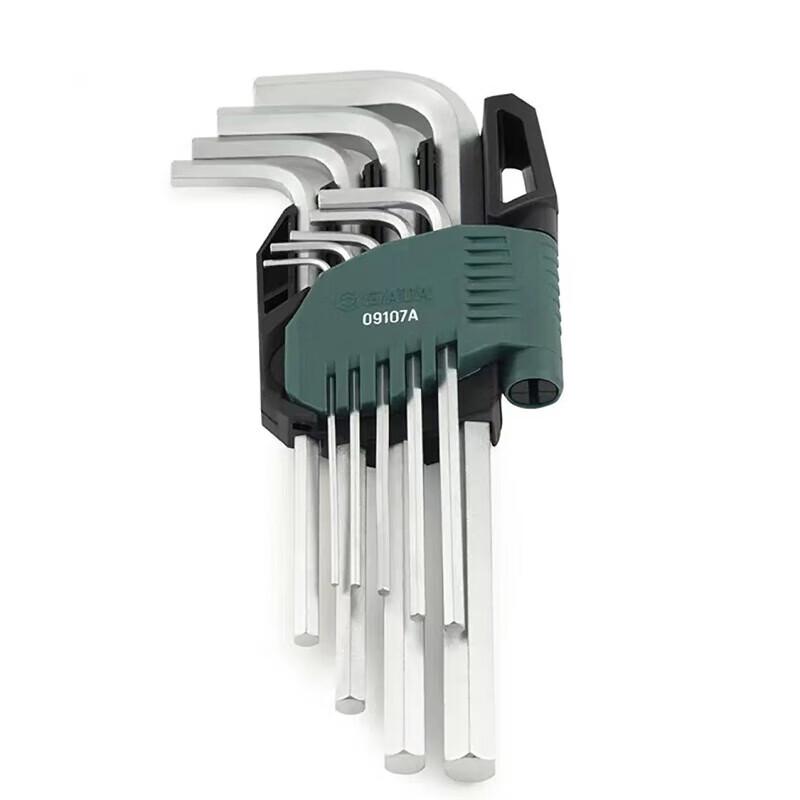 SATA 9-Piece Extended Hex Key and Screwdriver Set