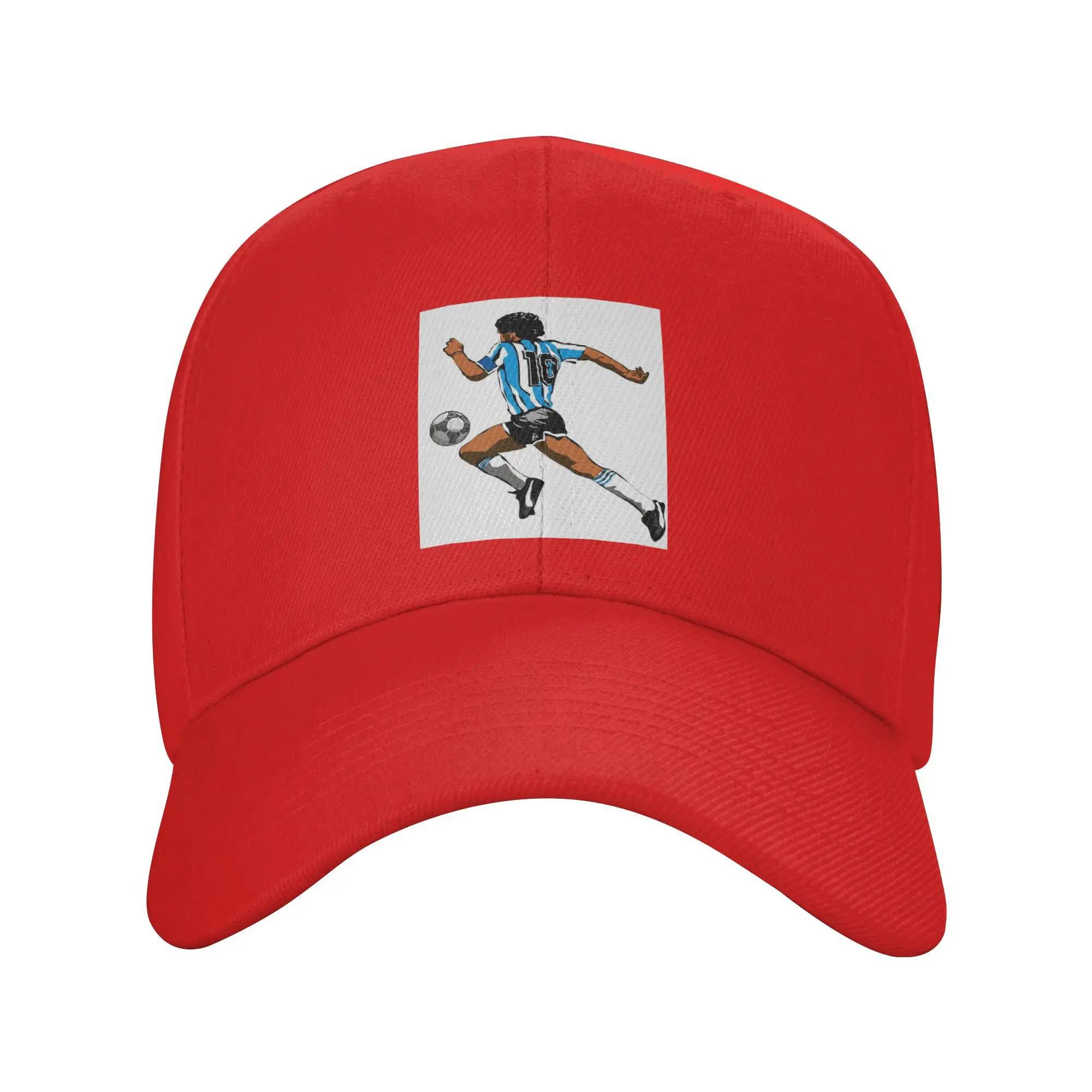 el diego_41 Maradona Argentina Soccer Baseball Caps Snapback Fashion Baseball Hats Breathable Casual Casquette Men s And Women s One Size