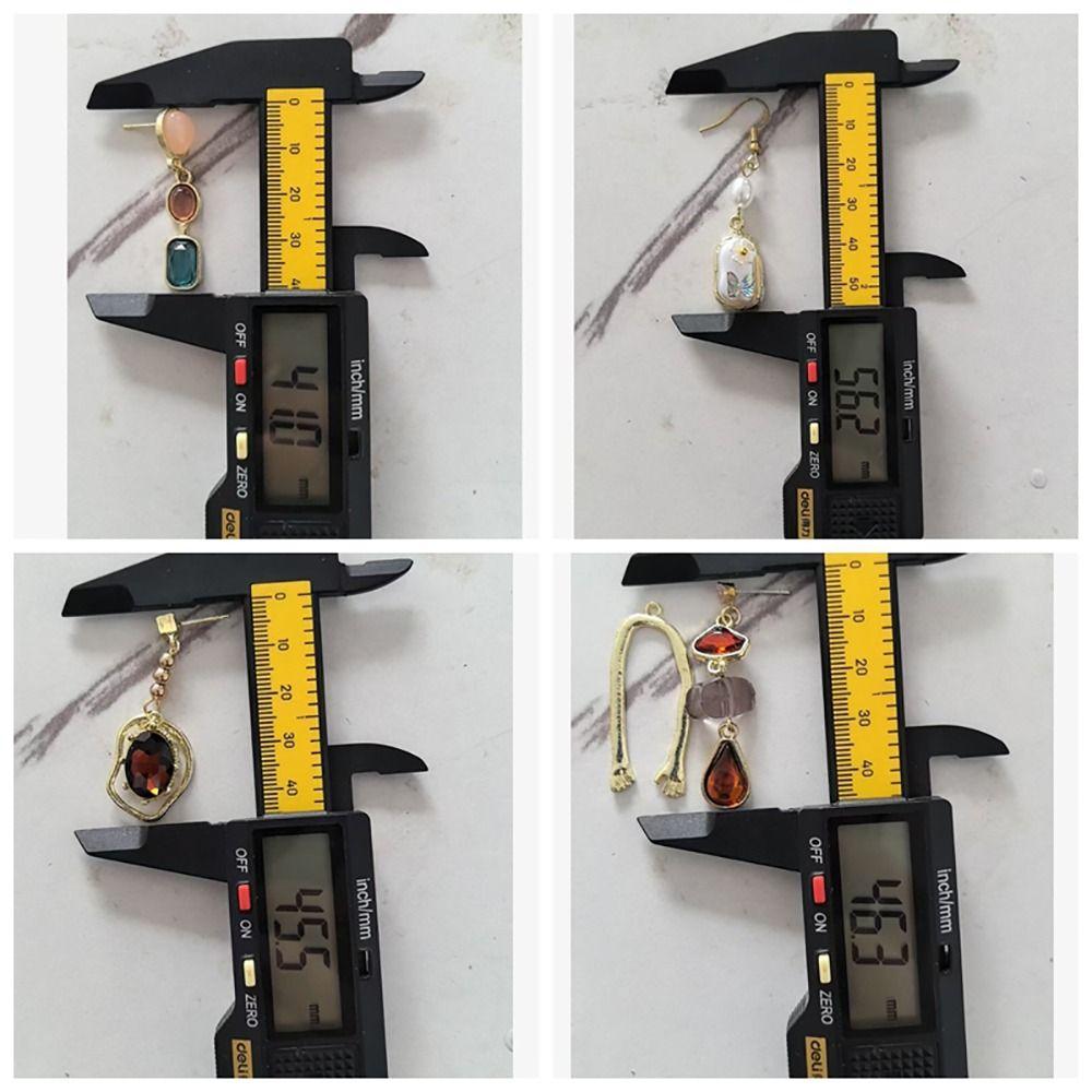 Korean Style Crystal Pendant Earring Colorful Crystal Antique Drop Earrings