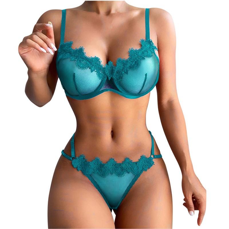 Women's Sleepwear  Spaghetti Strap Dress  Transparent Sexy Nightgowns Lace Slip Pajamas  Sexy Set Lingerie