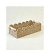 Handwoven Paper Rope Storage Basket Long Rectangular Desktop Organizer Remote Keys Cutlery Cosmetics